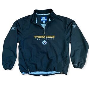 Vintage Steelers Reebok NFL Equipment Pullover